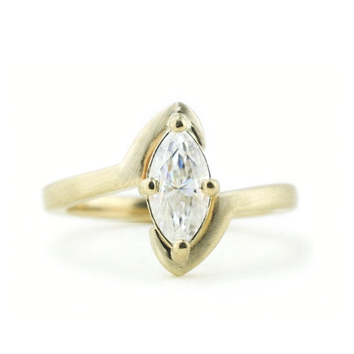 Marquise Bypass Ring