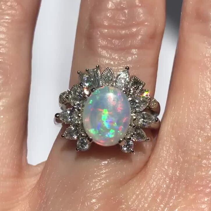 October’s Birthstone: Why Choose a Custom-Made Opal Engagement Ring?